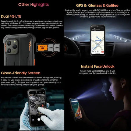 Blackview BV5300 Plus Rugged 6.1 Inch Outdoor Android Phone