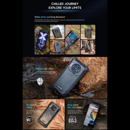 Oukitel WP19 Smartphone for Everyday Adventures and Connectivity rugged waterproof dustproof drop-proof design with long battery life