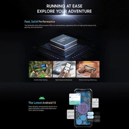 Oukitel WP19 Smartphone for Everyday Adventures and Connectivity - rugged phone showcasing MediaTek performance, long battery life and Android 13 features