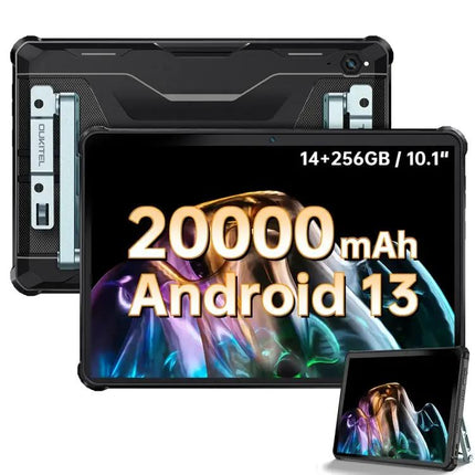 OUKITEL RT6 10.1-Inch Rugged Android 13 Tablet 8GB 256GB