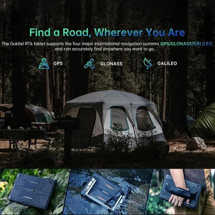OUKITEL RT6 10.1-Inch Rugged Android 13 Tablet 8GB 256GB