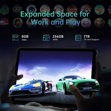 OUKITEL RT6 10.1-Inch Rugged Android 13 Tablet 8GB 256GB
