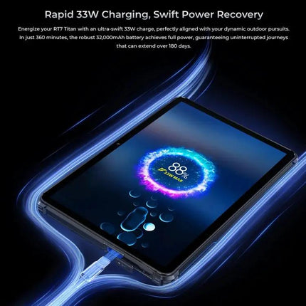 OUKITEL RT7 Rugged Tablet 10.1 Inch Android 13 8GB/256GB