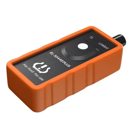 Tire Pressure Reset Device for Everyday Car Maintenance - compact orange TPMS sensor reset tool with one-click activation
