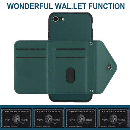 Essential Phone Case For Everyday Outings With Card Storage shown open with built-in card slots and durable protective cover