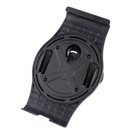 Portable Rotating Handheld Tablet Stand for Ulefone Armor Pad 2 - black 360° rotating secure grip holder for travel and outdoor use