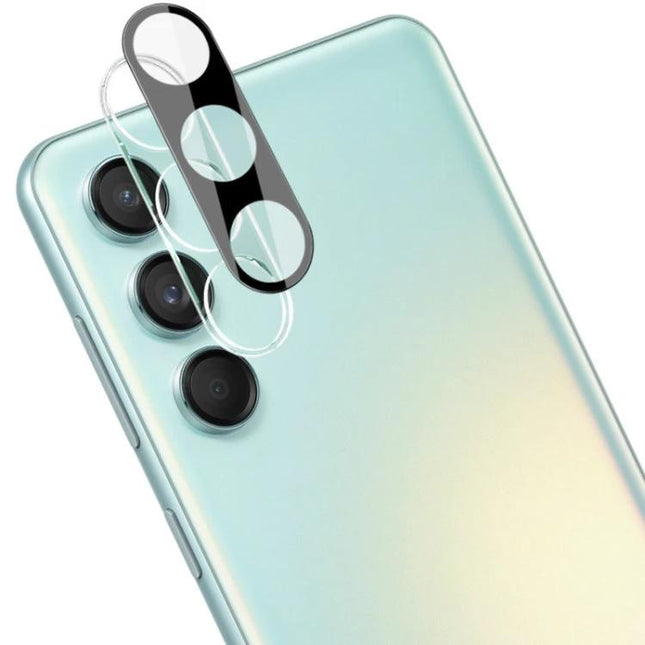Alt Tag: Imak Protective Glass Lens Film for Samsung Galaxy camera lens glass protector with acrylic cap for A55 5G, scratch and fingerprint protection