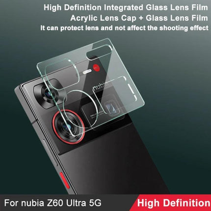 Imak Tempered Glass Camera Protector For Nubia Phone clear high-definition lens protector for Nubia Z60 Ultra camera module