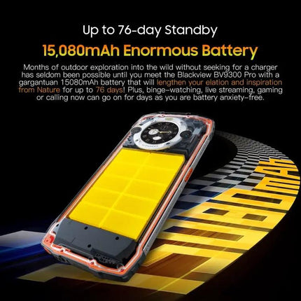 Blackview BV9300 Pro Rugged Smartphone 6.7 Inch For Outdoor Use
