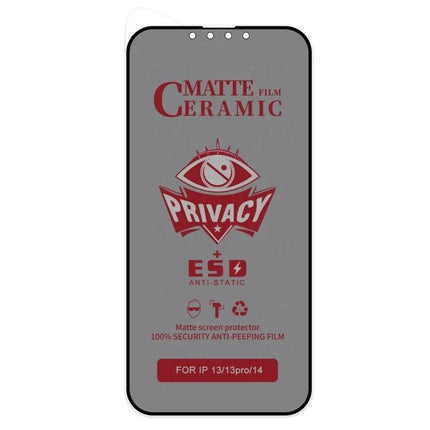 iPhone Frosted Screen Protector For Privacy In Daily Use On Trains And In Shared Spaces - matte privacy film for commuting and shared workspaces