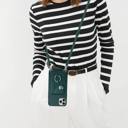 Phone Case With Card Storage For Everyday Errands And Daily Walks Slim Carrying ID And Cards slim green crossbody phone case holding cards and cash