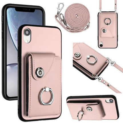 Phone Case With Card Storage For Everyday Errands And Daily Walks Slim Carrying ID And Cards - slim pink PU wallet case with 6 card slots, cash slot and removable crossbody strap