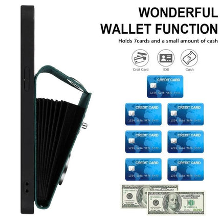 Daily Slim Carry Phone Case With Card Holder For Essential Everyday Use On The Go - slim phone case with lanyard, six card slots and cash pocket