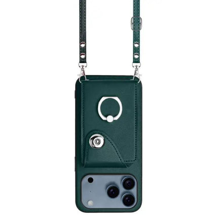 Phone Case With Card Holder For Everyday Use And Travel Holds Up To Six Cards And Cash
