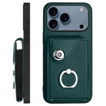 Phone Case With Card Holder For Everyday Use And Travel Holds Up To Six Cards And Cash