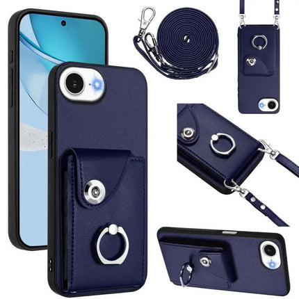 Phone Case With Card Holder For Everyday Use And Travel Holds Up To Six Cards And Cash