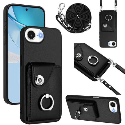 Phone Case With Card Holder For Everyday Use And Travel Holds Up To Six Cards And Cash