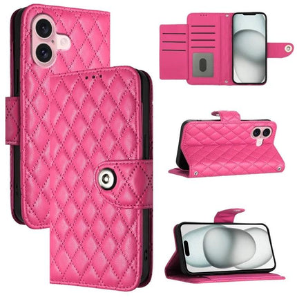 Leather Phone Case With Lanyard For Daily On The Go Use Keeps Phone Handy And Protected pink quilted wallet phone case with lanyard