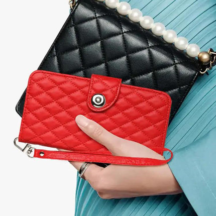 Leather Flip Case With Lanyard For Everyday Phone Use On The Go While You Commute And Run Errands