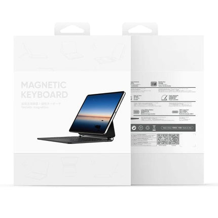 DUX DUCIS MK Series Keyboard Case for Samsung Galaxy Tab S9+ with magnetic detachable keyboard and built-in stand, slim protective folio for typing and viewing