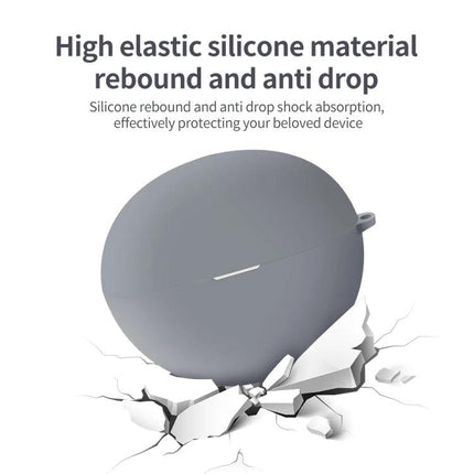 Protect Your Huawei FreeClip Earphones for Daily Use With Silicone Case – gray high elastic silicone protective cover, 360° anti-drop shock absorption