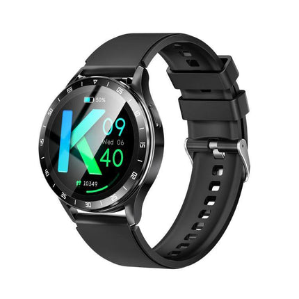 X10 Smart Bracelet for Everyday Connectivity and Wear black fitness smartwatch showing heart and notification display