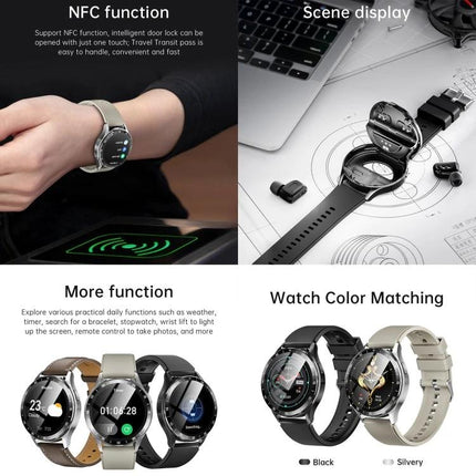 X10 Smart Bracelet for Everyday Connectivity and Wear - smartwatch showing NFC, notifications, fitness tracking and color options