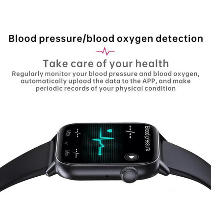 Daily Smart Watch for Everyday Health and Fitness Tracking - wristwatch showing blood pressure and blood oxygen monitoring on-screen