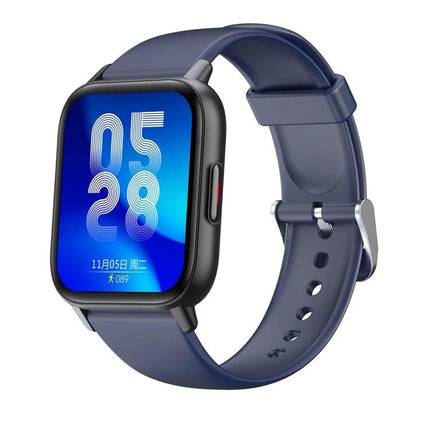 Daily Watch for Tracking Health and Fitness Activities - navy smartwatch showing digital time, heart-rate and activity tracking for everyday use