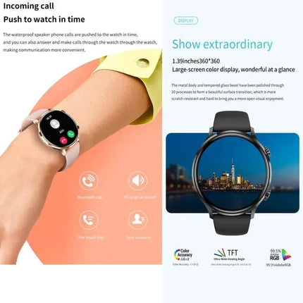 Smart Sport Watch With 1.39 Inch Display And Bluetooth Call | Syndmart