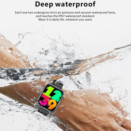 Daily Health Monitoring Watch for Everyday Wellness Routines showing waterproof wrist use during swim and heart rate tracking