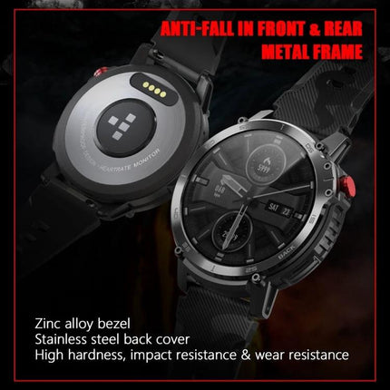 Essential Smart Watch for Everyday Health and Activity Tracking with metal frame, heart rate and sleep monitoring, step counter and phone notifications