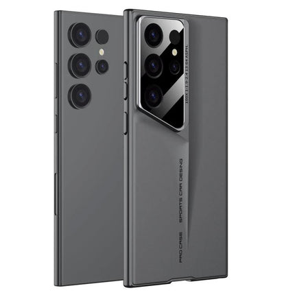Samsung Galaxy Phone Case For Everyday Protection - ultra-thin grey protective case showing camera cutout and slim profile