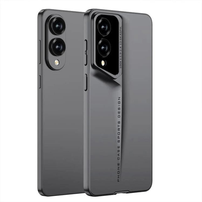 Samsung Galaxy Phone Case For Everyday Protection - ultra-thin matte black GKK case showing rear camera cutouts and slim profile