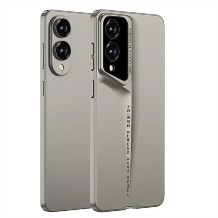 Samsung Galaxy Phone Case For Everyday Protection - ultra-thin gray GKK case showing camera cutout and 360-degree daily protection