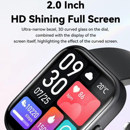 Bluetooth Call Smartwatch With Heart Rate And BP Monitor