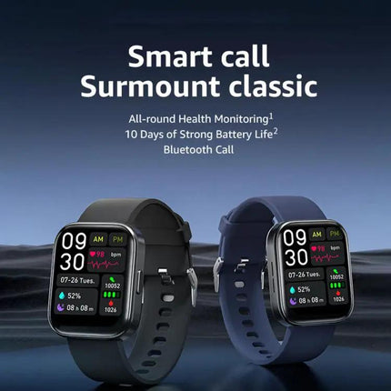 Bluetooth Call Smartwatch With Heart Rate And BP Monitor