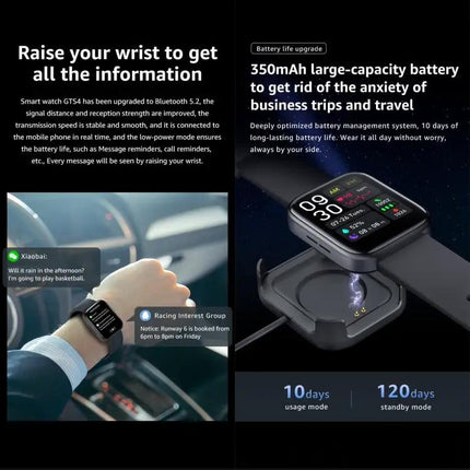 Bluetooth Call Smartwatch With Heart Rate And BP Monitor
