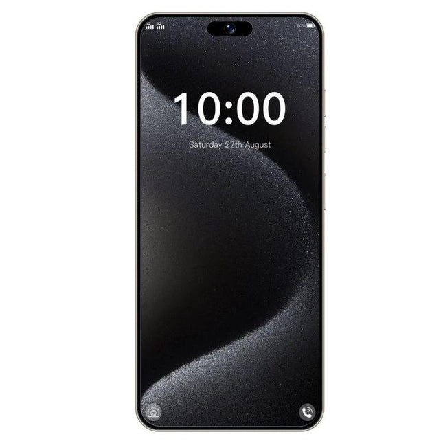 Reliable Smartphone for Everyday Communication and Use - sleek black Android phone front view showing 10:00 display, dual SIM support and expandable storage