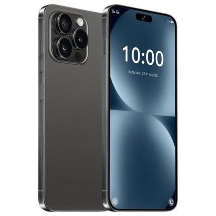 Reliable Smartphone for Everyday Communication and Use – sleek gray Android handset with dual-SIM support, large display and triple rear cameras for commuters and professionals