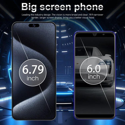 Reliable Smartphone for Everyday Communication and Use - dual SIM Android with large 6.79-inch display for commuters and professionals