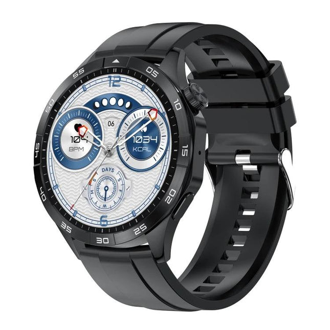 LEMFO Smart Watch for Everyday Wear and Notifications - black smartwatch showing health dials, sleep and notification tracking