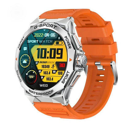 Smart Watch for Everyday Wear and Staying Connected - orange sport smartwatch with notifications, heart rate and activity tracking