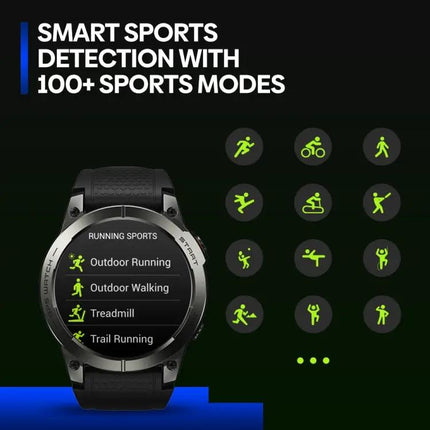 Zeblaze Stratos Smartwatch With Bluetooth Calling For Sports