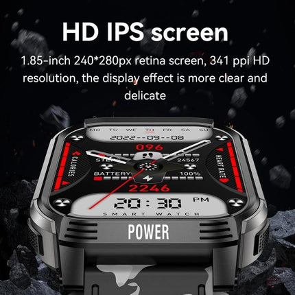 LEMFO Smart Watch for Daily Connectivity and Activity Use showing HD IPS 1.85-inch retina screen with fitness and notification display
