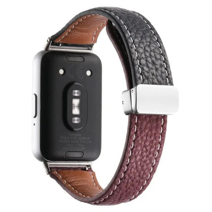 Samsung Galaxy Fit 3 Slim Litchi Leather Magnetic Band