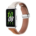 For Samsung Galaxy Fit 3 / Milk White+Yellow Brown
