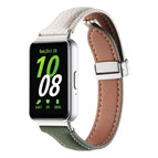 For Samsung Galaxy Fit 3 / Milk White+Dark Green