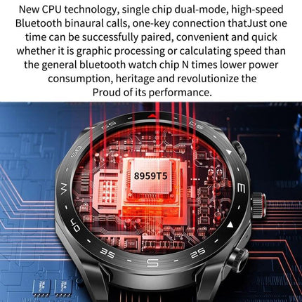 LEMFO Smart Watch for Daily Health Tracking and Connectivity showing watch face with exposed CPU chip and circuit board