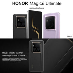 Honor Magic6 Ultimate, 6,8 pulgadas Magic OS 8.0 Snapdragon 8 Gen 3 Octa Core hasta 3,3 GHz, Red: 5G, OTG, NFC, Soporte Google Play